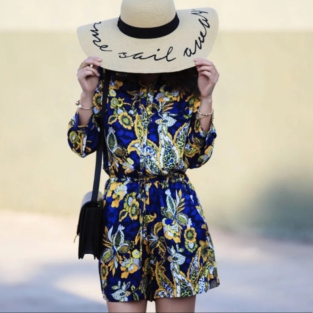 Banana Republic Silk Romper